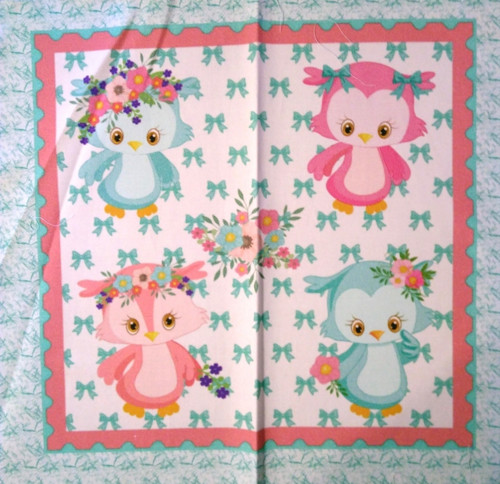 Bavlněná látka - panel 29 x 29 cm