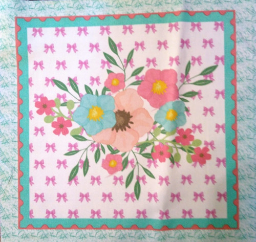Bavlněná látka - panel 29 x 29 cm
