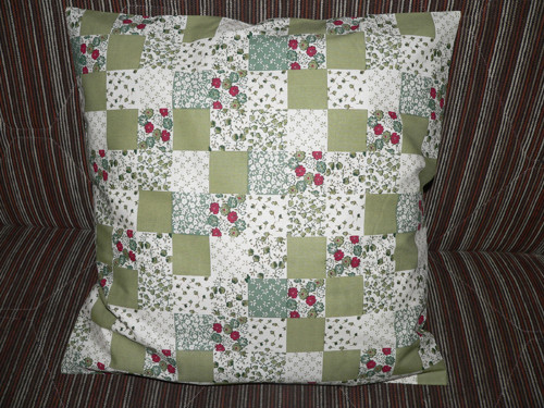 Povlak zelený patchwork — foto 1