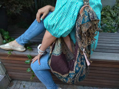 Boho šálový vak — foto 1