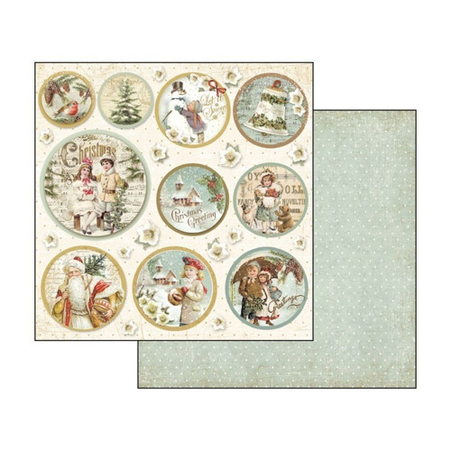 Oboustranný papír Stamperia, 30 x 30 cm ,190 g/m2