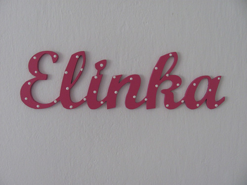 Elinka - malované jméno 3 cm