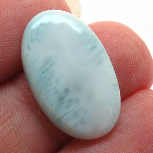 Kabošon larimar ovál 22,0mm — foto 1