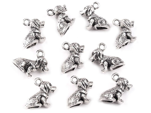 Přívěsek pejsek 12x15 mm (1ks)