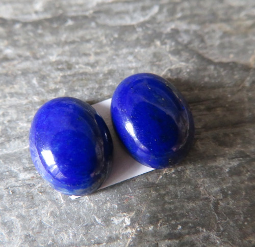 R Lapis lazuli,pár 9x7mm, pár č.1 — foto 1