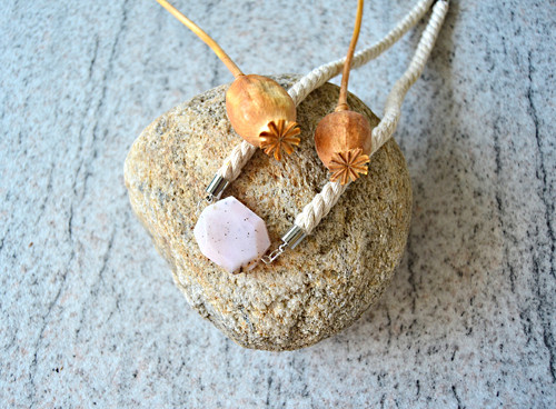 Náhrdelník Silver Thin Rope Fleck Opal — foto 1