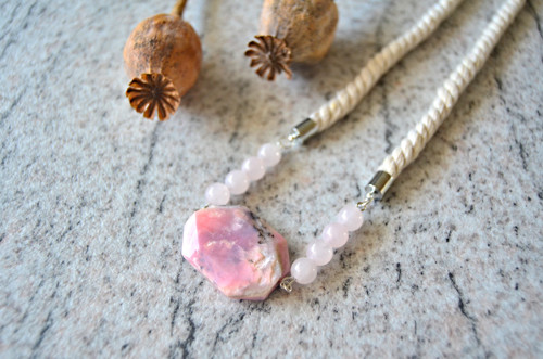 Náhrdelník Silver Rope Opal Quartz — foto 1