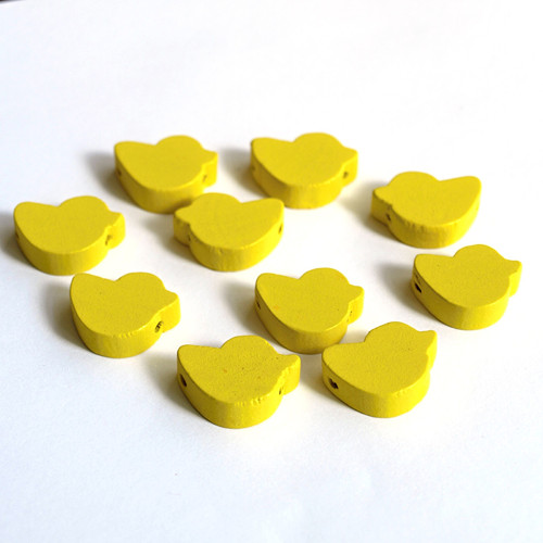 Dřevěné korálky - KACHNIČKA 20x15 mm (cena 15ks)
