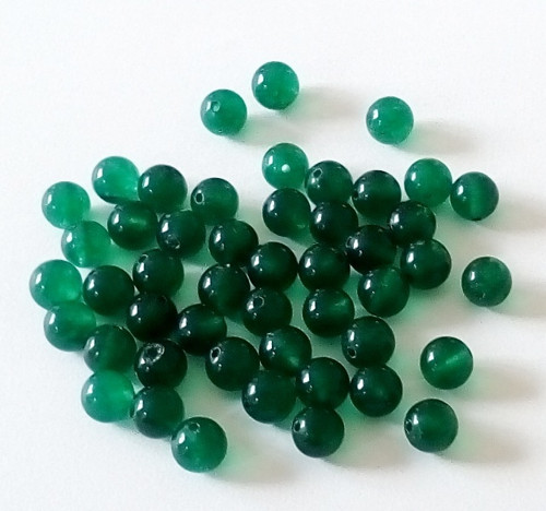 Jadeit kulička 8mm - 6ks — foto 1