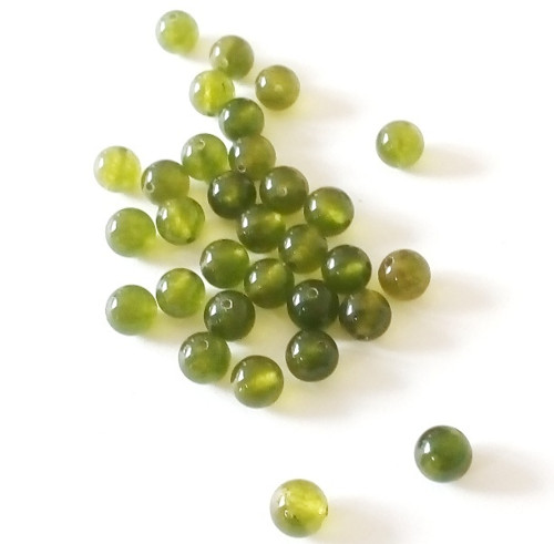 Jadeit kulička 8mm - 6ks — foto 1