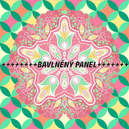 Bavlněná látka - panel 47 x 47 cm