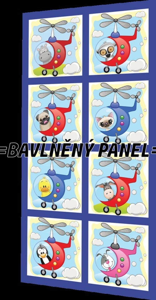 Bavlněný panel /i na pexeso/ 18 x 35 cm