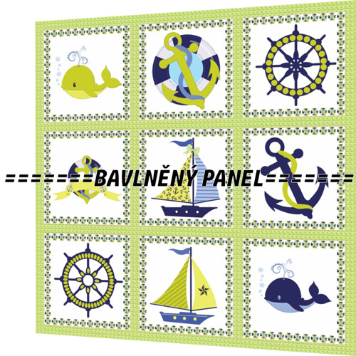 Bavlněný panel /i na pexeso/ 25 x 25 cm — foto 1
