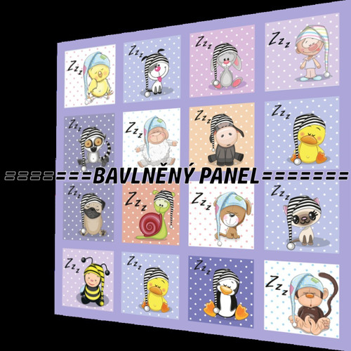 Bavlněný panel /i na pexeso/ 35 x 35 cm — foto 1