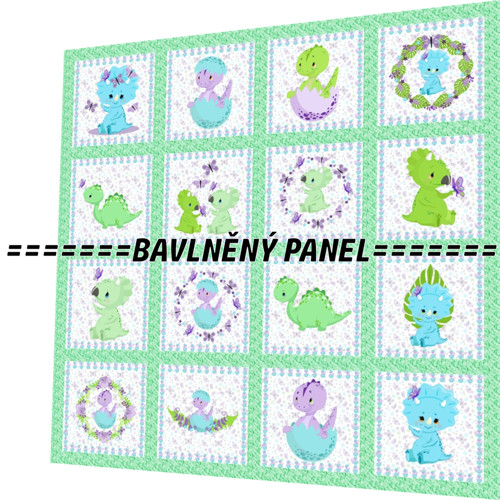 Bavlněný panel /i na pexeso/ 35 x 35 cm