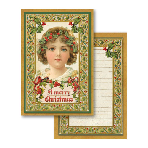 Vánoční oboustranný papír 11.4 x 16.4 cm, 190 g/m2
