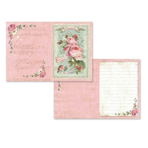 Vánoční oboustranný papír 11.4 x 16.5 cm, 190 g/m2