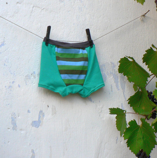 Boxerky zelené pruhy vel.104 — foto 1