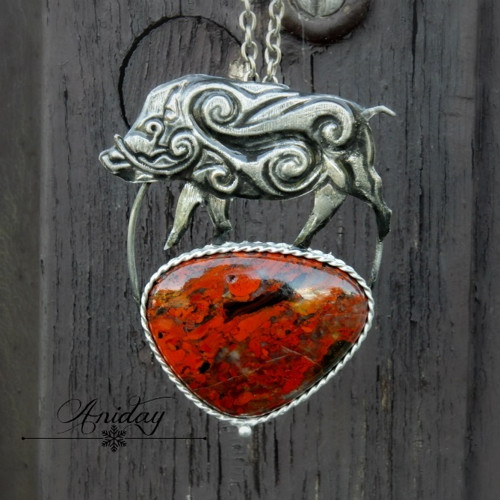 ... na procházce v lese - amulet - jaspis ... — foto 1