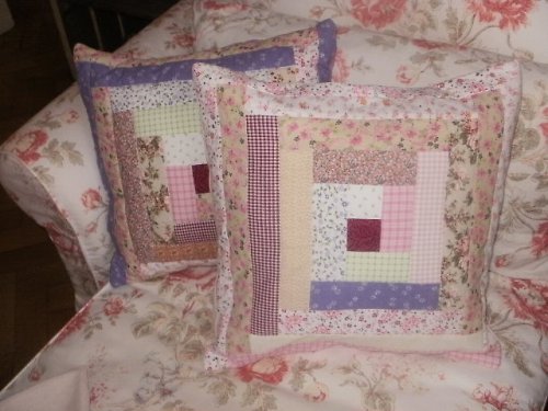 Patchwork polštář 2 kusy SLEVA — foto 1