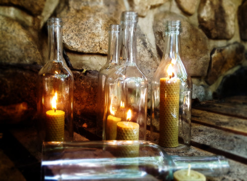 Lampa z lahve — foto 1