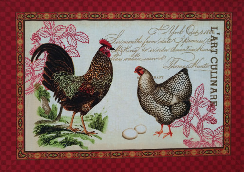 Panel kohouti Red Rooster — foto 1