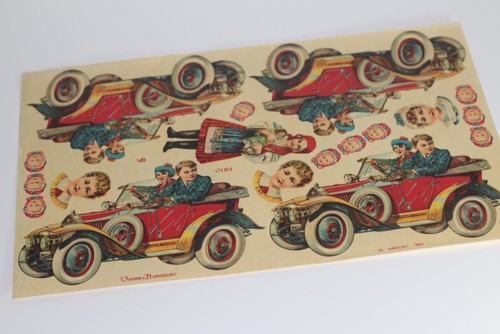 Arch perníkový Auto,hlavičky panenek — foto 1