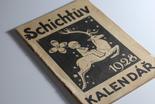 Schichtův kalendář na rok 1928 — foto 1