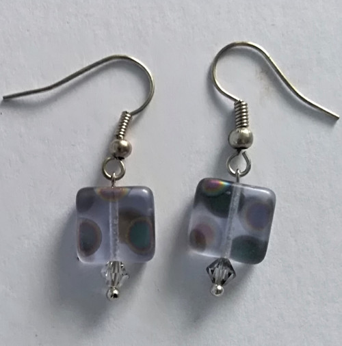 Náušnice art glass — foto 1