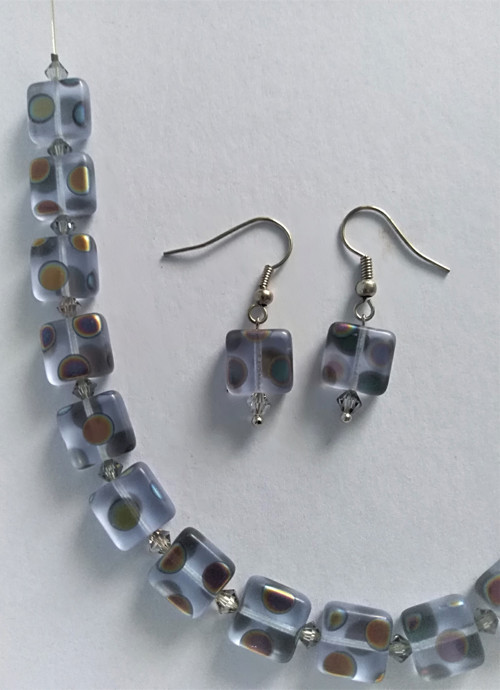 Náhrdelník art glass — foto 1