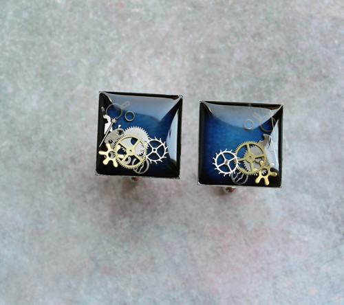 Manžetové knoflíčky /blue/ — foto 1