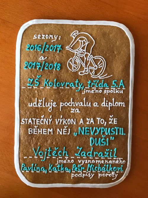 Děkovací diplom pro učitele