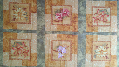Panel s květinami, 60*110 cm — foto 1