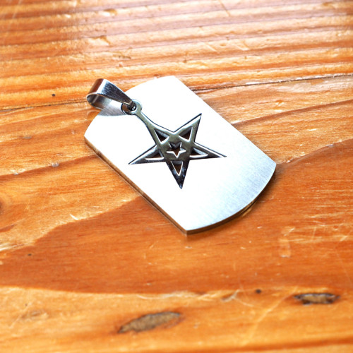 Přívěšek Pentagram - 1ks - Nerez Ocel