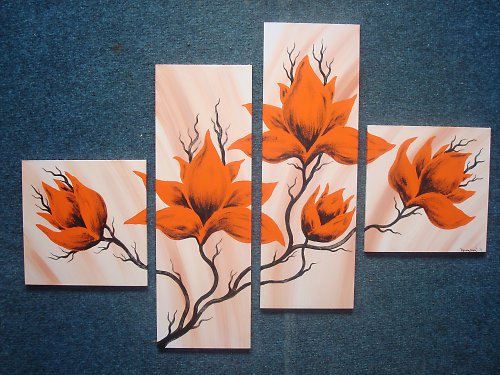 Oranžové květy — foto 1