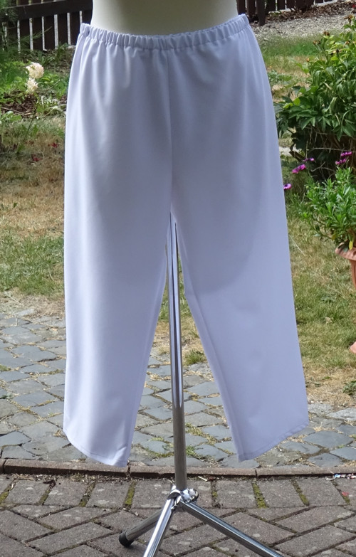 Letní 3/4 kalhoty -bílé-XXL