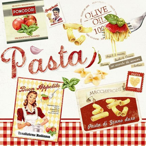 Ubrousek PASTA - RETRO ITÁLIE