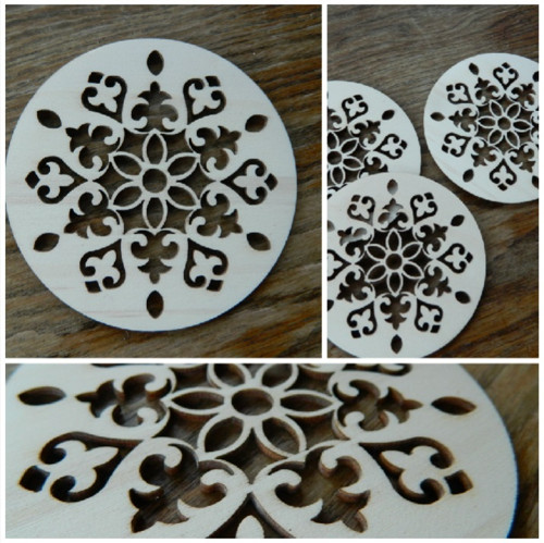 Mandala z překližky 11 cm - 3