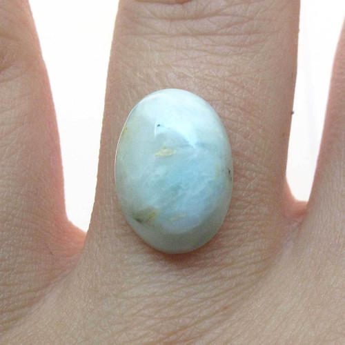 Kabošon larimar ovál 14,1mm — foto 1