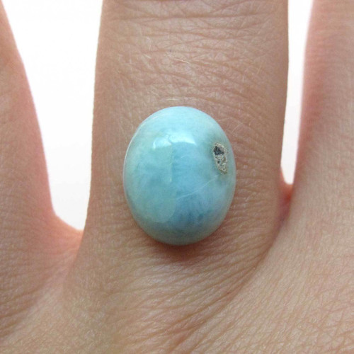 Kabošon larimar ovál 11,3mm — foto 1