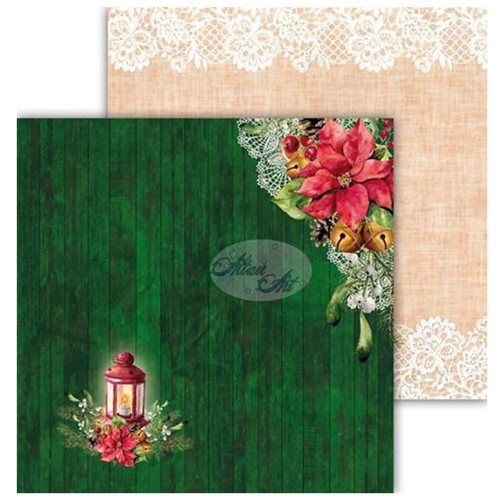 Vánoční papír 30,5x30,5 cm, 240 g/m2