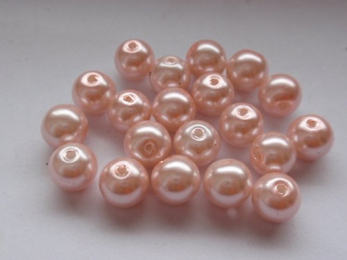 Voskované perly 6mm - 40 ks — foto 1