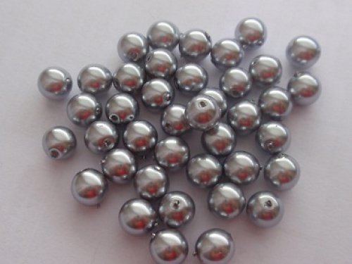 Voskované perly 6mm - 40 ks — foto 1