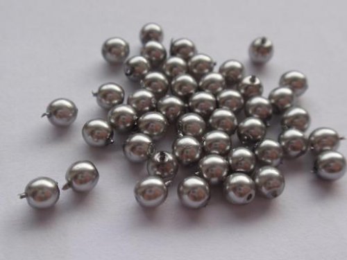 Voskované perly 4 mm - 90 ks — foto 1