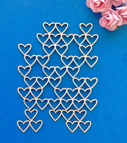 Dekorace 9 x 6,5 cm ,chipboard (CHS 11)