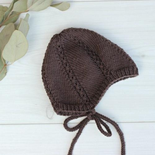 Čepička newborn hnědá — foto 1