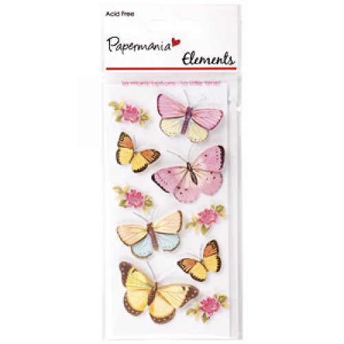 Samolepky 3D - DELICATE BUTTERFLIES — foto 1
