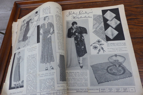 Blatt der Hausfrau...starý časopis, móda 21/1931