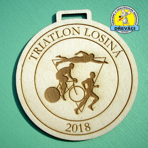 MEDAILE "Triatlon Losiná 2018"