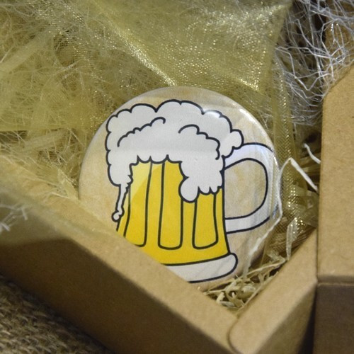 Placka na 5 způsobů - 44mm - Pivo